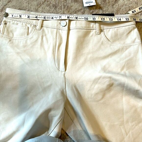Chico’s So Slimming Slim Leg Peyton Pants Cement Beige- 1.5 (10) new with tags - Picture 6 of 10